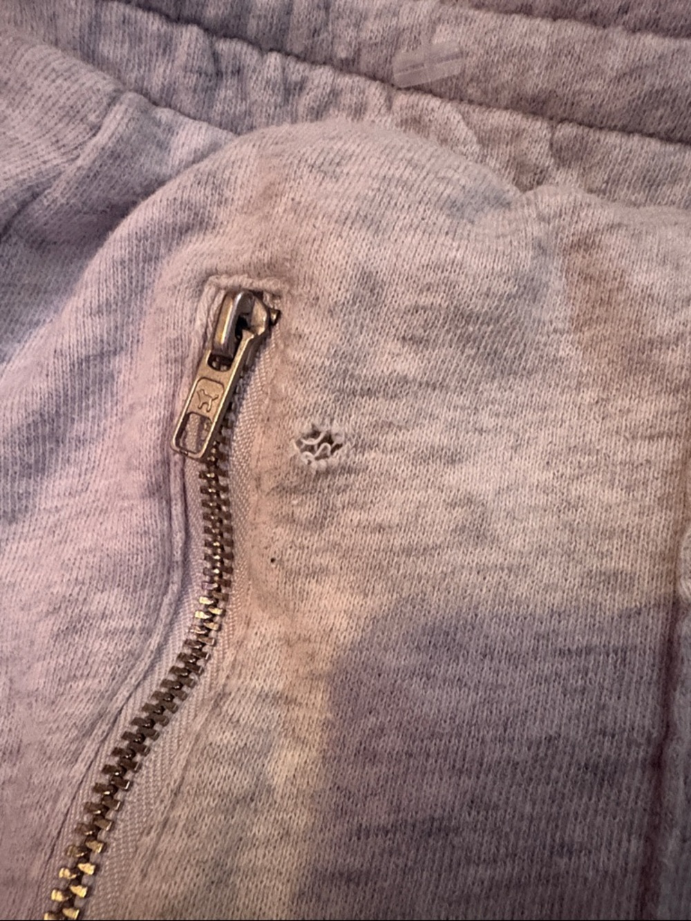 PINK Victoria's Secret Light Gray Fleece Athletic Shorts - Picture 3 of 3